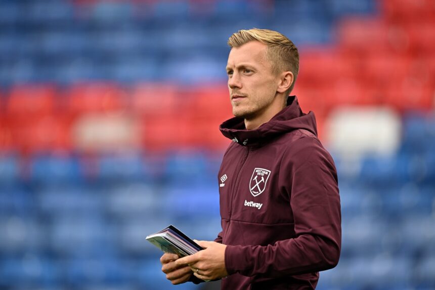 James Ward-Prowse looks on