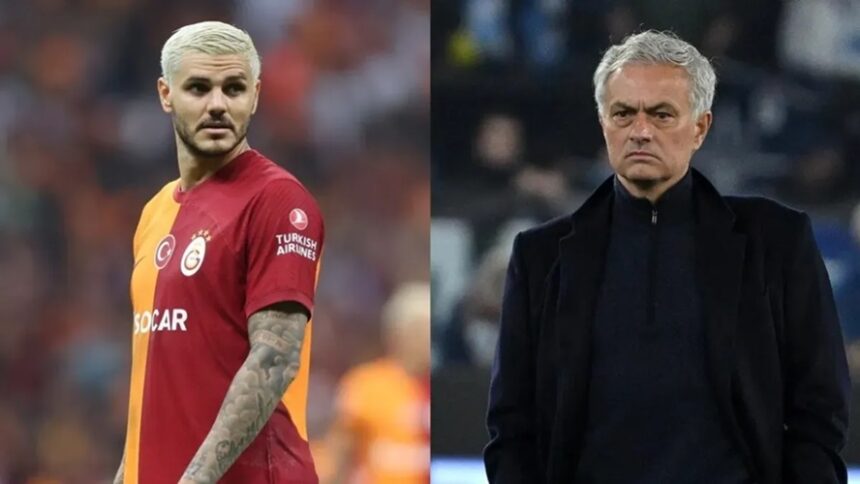 Fenerbahce boss Jose Mourinho refuses to respond to taunt from Galatasaray star Mauro Icardi (Video)