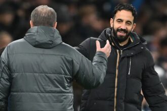“I’m at bigger club with bigger pressure” – Manchester United manager Ruben Amorim on Spurs boss Ange Postecoglou (Video)