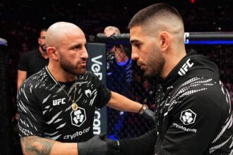 Alexander Volkanovski backs Ilia Topuria lightweight title shot, predicts Topuria vs. Makhachev outcome