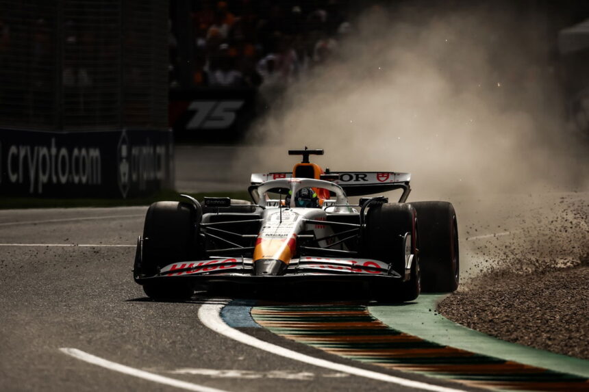 Australian GP start aborted after Isack Hadjar crashes on formation lap