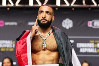 Belal Muhammad speaks out about Palestine flag missing from UFC profile, can’t wait to carry flag for first title defense