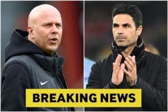 Arne Slot and Mikel Arteta