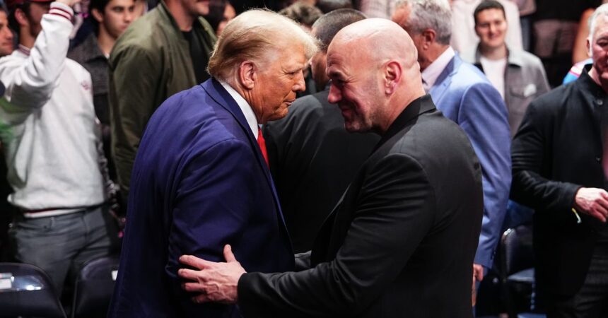 Dana White remembers reaction to Donald Trump backing rival MMA promotion over UFC