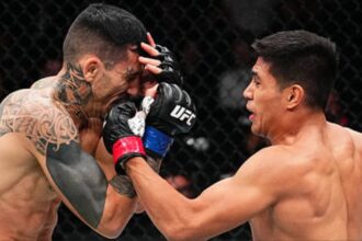 David Martinez Smashes Through Saimon Oliveira in Memorable Octagon Debut - UFC Mexico Highlights