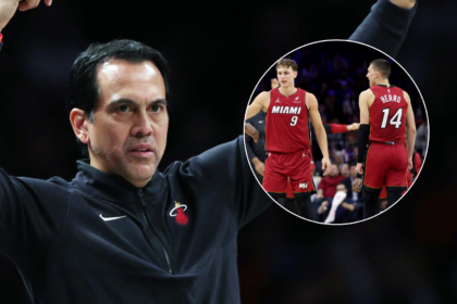 Erik Spoelstra thrilled with Miami Heat's 'ignitable player' who is spending lots of time in the gym to improve