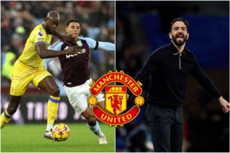 Jean-Philippe Mateta and Ruben Amorim