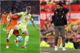 Jeremie Frimpong, Dani Olmo, and Ruben Amorim