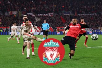 Jonathan Tah in action for Bayer Leverkusen against Bayern Munich