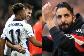 Liam Delap and Ruben Amorim