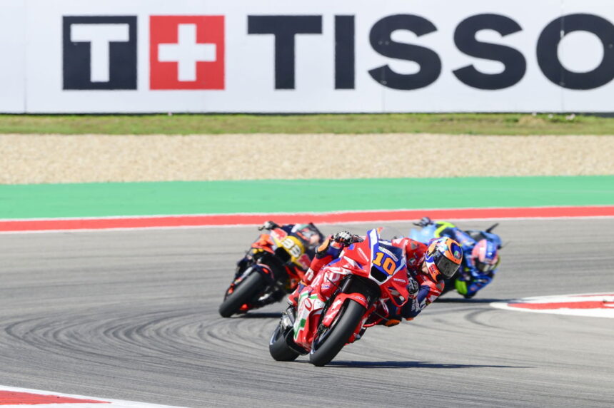 Luca Marini having a “fantastic weekend” in Austin but tyre vibration continues to drag down Honda