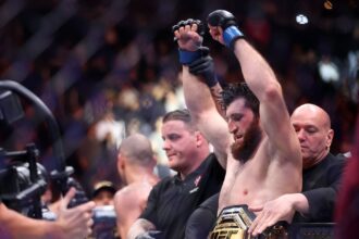 Magomed Ankalaev throws shade at ‘steroid machine’ Jon Jones after spoiling plans with UFC 313 win
