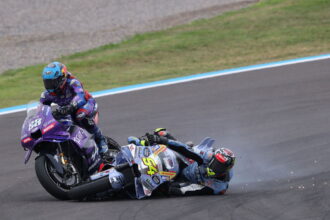 Miguel Oliveira escapes injury after nasty MotoGP Argentina sprint tangle