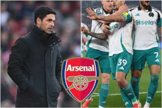 Mikel Arteta and Bruno Guimaraes