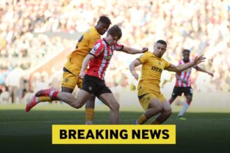 Tyler Dibling in action for Southampton vs Wolves