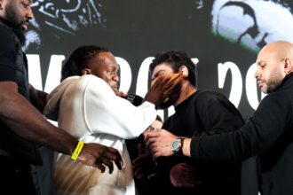 Watch behind-the-scenes footage of KSI slapping Dillon Danis: ‘Happy Pancake Day b*tch’