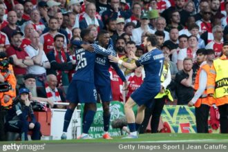 Arsenal 0-1 Paris Saint-Germain: Talking points as Ligue 1 champions leave Emirates with narrow first-leg advantage in Champions League semifinal clash