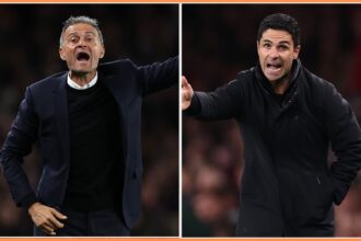 Luis Enrique and Mikel Arteta