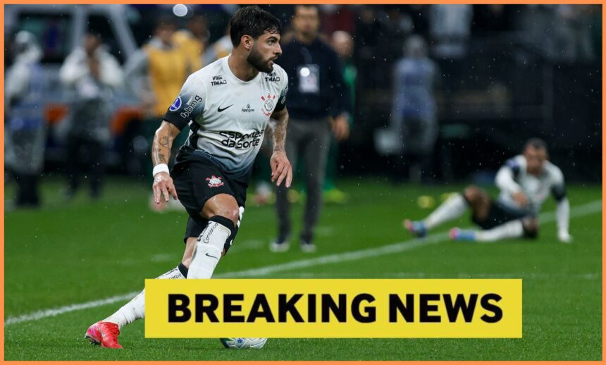 Yuri Alberto in action for Corinthians