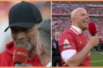 Jurgen Klopp and Arne Slot