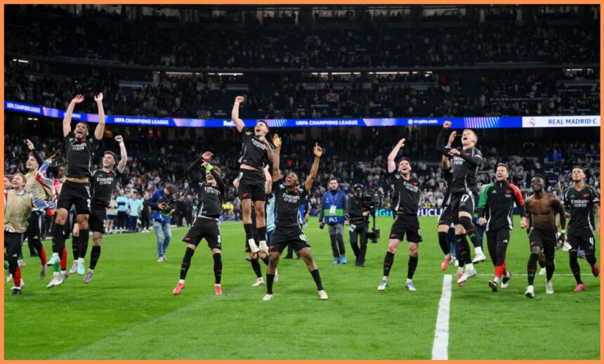 “Demolition” – Collymore reacts to Arsenal’s Champions League victory against Real Madrid