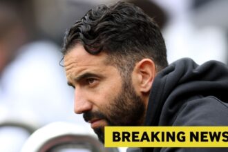 Man United manager Ruben Amorim