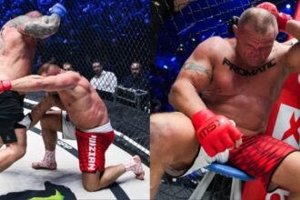 Eddie Hall Apologizes to Mariusz Pudzianowski for Repeated Illegal Blows at KSW 105