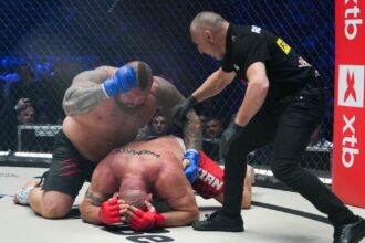 Eddie Hall apologizes to Mariusz Pudzianowski after controversial win at KSW 105