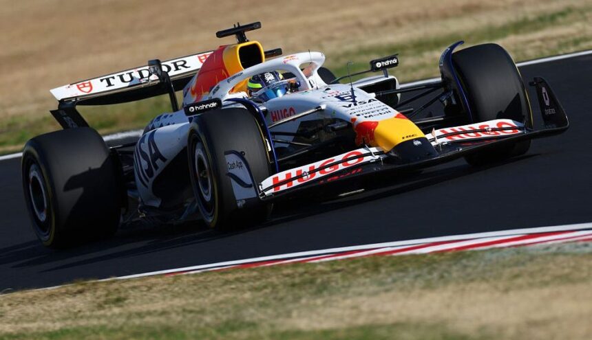 Hadjar overcomes seat belt issue to qualify strongly in Japan
