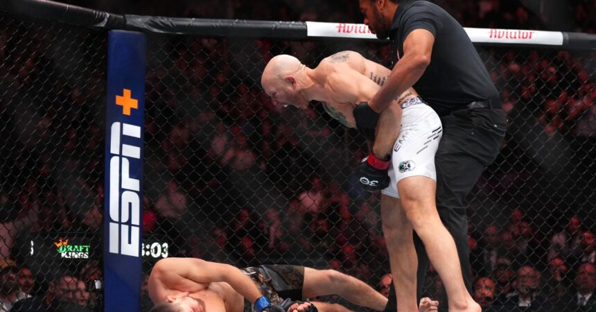 Josh Emmett reacts to Bryce Mitchell knockout going viral again following abhorrent comments: ‘The internet is undefeated’