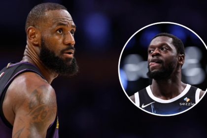 Julius Randle comments on whether LeBron James is better at 40 than when he first faced him