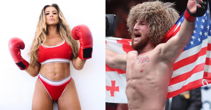 Merab Dvalishvili Leaves Playboy Bunny Breathless After Grappling Session