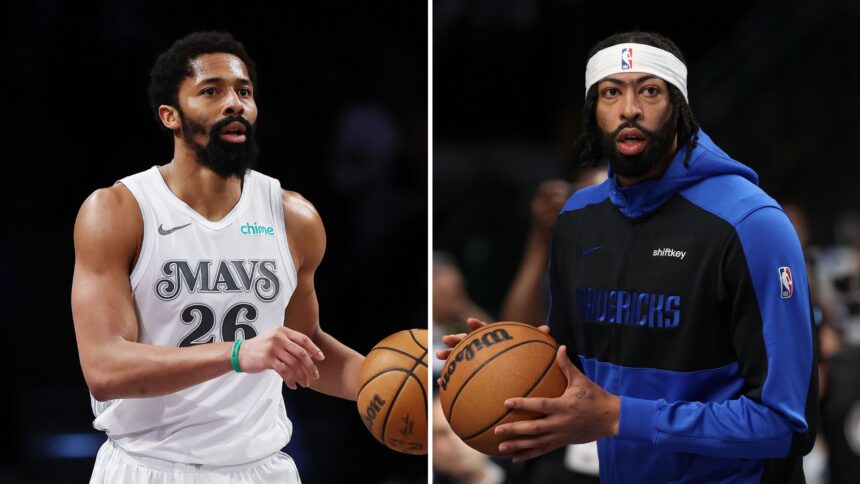 'The city's sake'... Spencer Dinwiddie says Anthony Davis was making a mistake at first with Dallas Mavericks