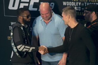 Tyron Woodley: ‘I’ll Beat Yo Ass’ rap was aimed at Dana White