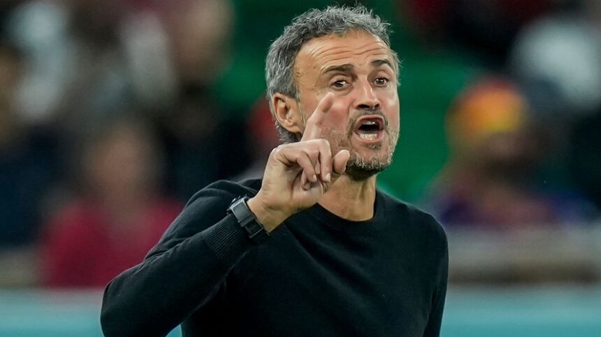 PSG boss Luis Enrique unimpressed with question about working on Arsenal set-piece threat (Video)