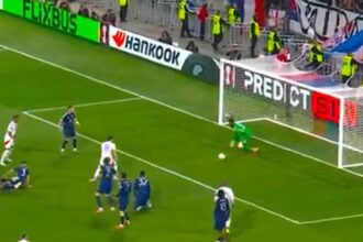 Andre Onana howler hands Lyon’s Rayan Cherki late equalizer in Europa League clash (Video)