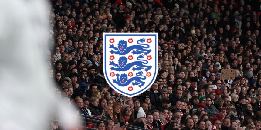 Fans look on during the UEFA Women