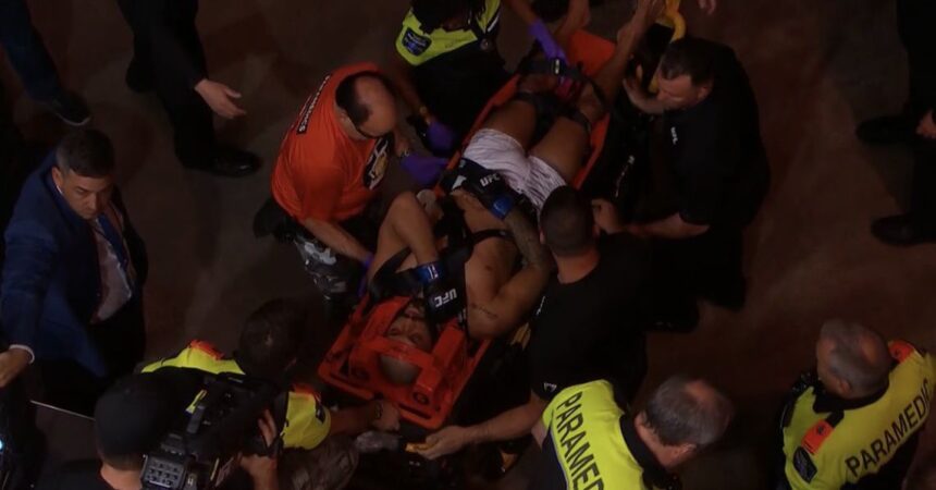 Bruno Silva provides health update after leaving octagon on stretcher following scary UFC 315 knockout