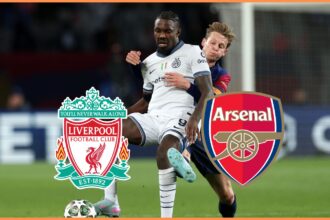 Frenkie de Jong and Marcus Thuram