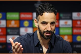 Man United manager Ruben Amorim