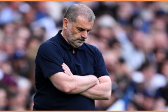 Tottenham manager Ange Postecoglou