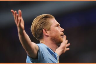 Man City midfielder Kevin De Bruyne