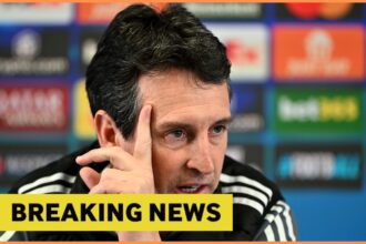 Aston Villa manager Unai Emery