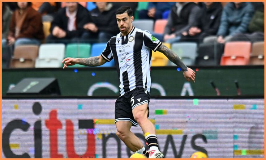 Martin Payero in action for Udinese