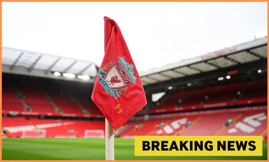 Liverpool FC corner flag and yellow