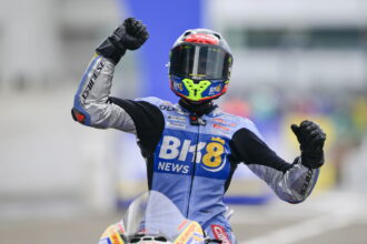 Fermin Aldeguer: "I saw Pedro Acosta didn't have a lot of grip, so..."