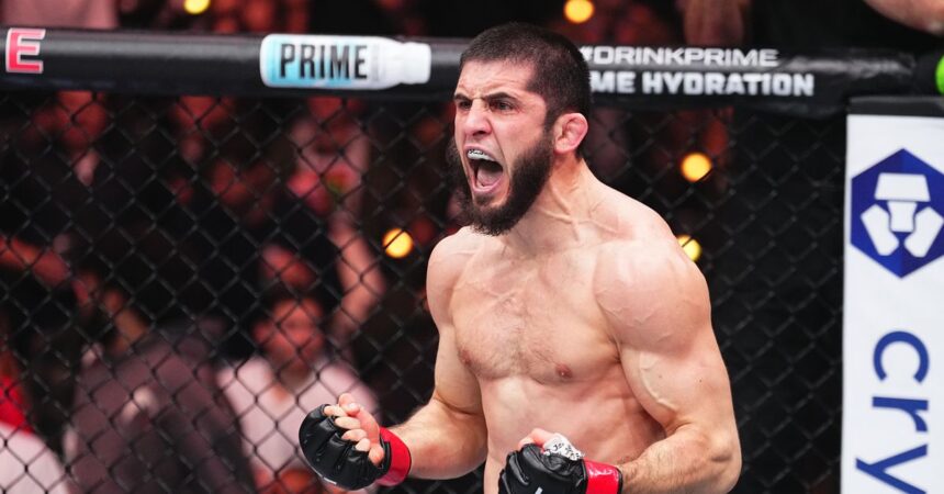 Islam Makhachev vacating belt to face Jack Della Maddalena for UFC welterweight title