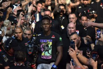 Israel Adesanya recounts memorable walkout for UFC title win against Robert Whittaker: ‘I wasn’t worried about the fight’