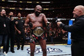 Jon Jones responds to ‘duck’ taunts over not fighting Tom Aspinall: ‘I’m living my absolute best life’