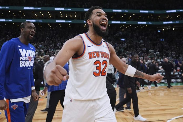 Karl Anthony Towns Knicks pic